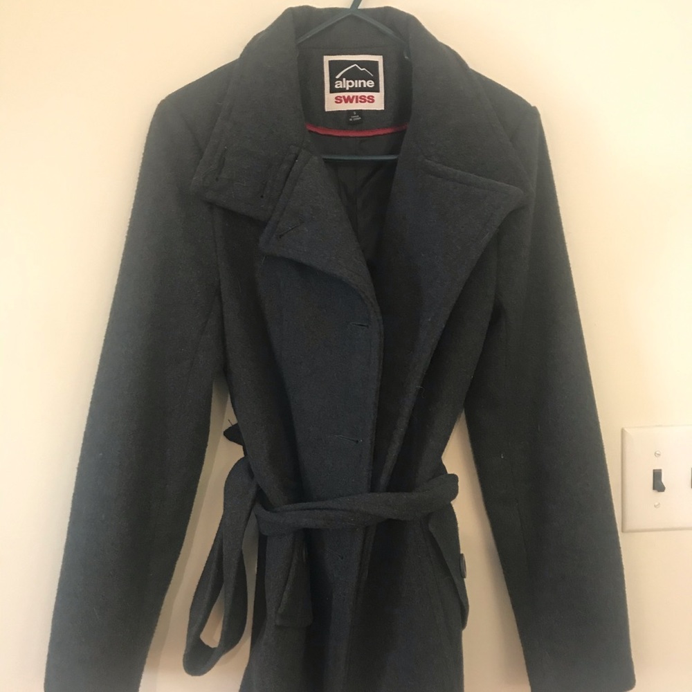 Alpine Swiss Dark Grey coat